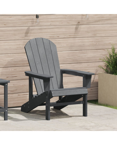 Chaise Adirondack Gris Clair 74x82x91 cm HDPE | Mobilier & Déco