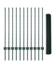Kit de clôture de jardin Ensemble de 2 Vert Acier Standard | Mobilier & Déco