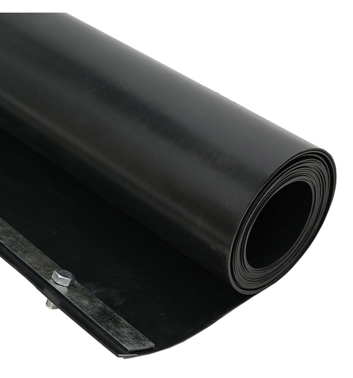 barrière de racines avec rails de connexion Noir 1x10 m 1,5 mm HDPE | Mobilier & Déco