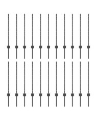 Poteaux de clôture 22 pcs U-Channel gris 120 cm en acier | Mobilier & Déco
