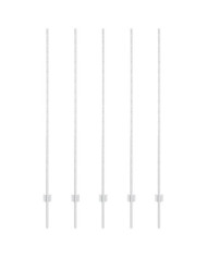 Poteaux de clôture 10 pcs U-Channel 150 cm en acier galvanisé | Mobilier & Déco