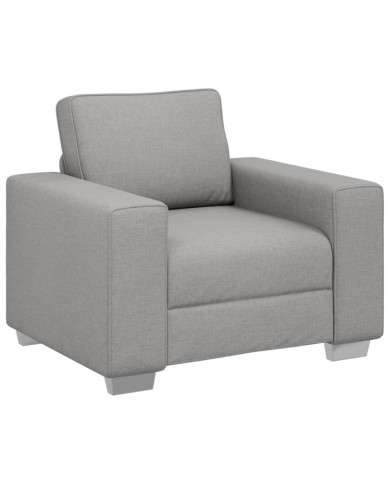 Fauteuil Cloud Grey 59 cm en tissu | Mobilier & Déco