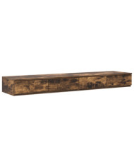 Tiroirs de lit Chêne fumé 150x36,5x16,5 cm en bois d'ingénierie | Mobilier & Déco