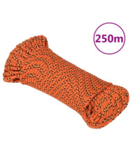 Corde de bateau Orange 4 mm 250 m Polypropylène | Mobilier & Déco