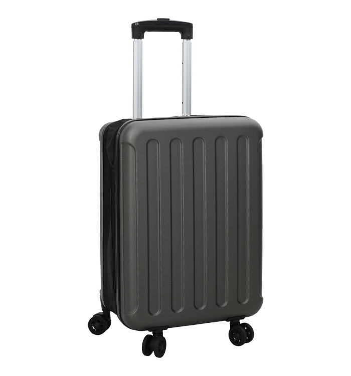 Valise pliable coque dure 20'' gris foncé 34x23x55,5 cm ABS | Mobilier & Déco