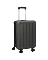 Valise pliable coque dure 20'' gris foncé 34x23x55,5 cm ABS | Mobilier & Déco