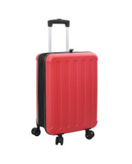 Valise Pliable Coque Dure 24'' Rouge 43x27x66 cm ABS | Mobilier & Déco