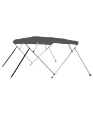 Auvent bimini à 4 arceaux Anthracite 243x196x137 cm | Mobilier & Déco