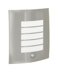 Applique murale extérieure avec capteur 2 pcs Argent Acier inoxydable IP44 | Mobilier & Déco