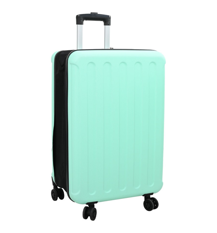 Valise Pliable Coque Dure 24'' Verte Menthe 43x27x66 cm ABS | Mobilier & Déco