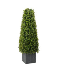 Plante artificielle Eucalyptus avec pot 27x27x90 cm Vert | Mobilier & Déco