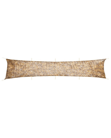 Filet de camouflage avec sac de rangement 844x142 cm sable | Mobilier & Déco