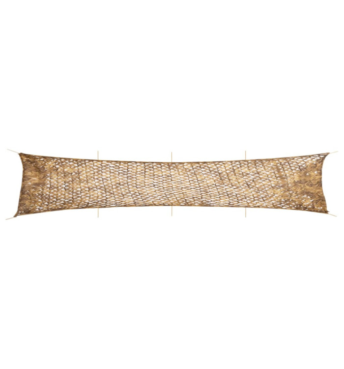 Filet de camouflage avec sac de rangement 844x142 cm sable | Mobilier & Déco