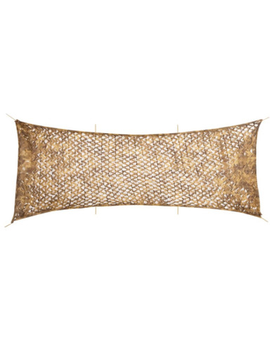 Filet de camouflage avec sac de rangement 623x203 cm sable | Mobilier & Déco
