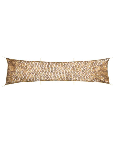 Filet de camouflage avec sac de rangement 613x138 cm sable | Mobilier & Déco