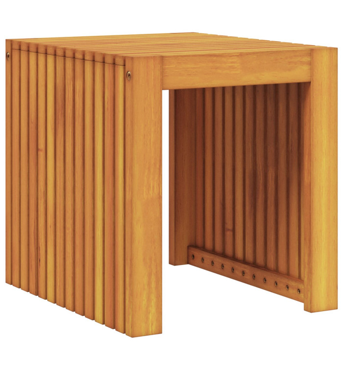 Table d'appoint de jardin 43x36x40 cm en teck massif | Mobilier & Déco