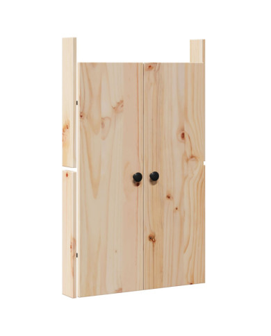 Portes de cuisine extérieure  50x9x82 cm en bois de pin massif | Mobilier & Déco