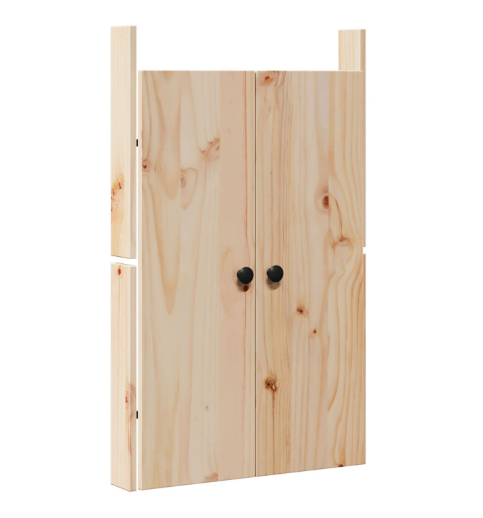 Portes de cuisine extérieure 50x9x82 cm en bois de pin massif | Mobilier & Déco