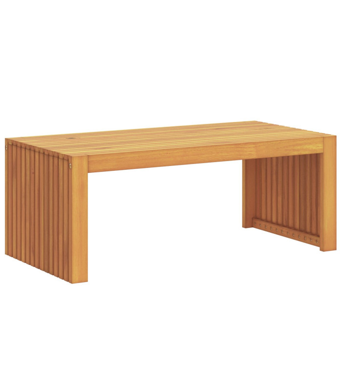 Table Basse de Jardin 90x45x35 cm Bois Massif Acacia | Mobilier & Déco