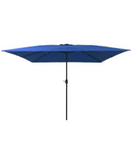 parasol de jardin carré 295x245 cm bleu azur | Mobilier & Déco