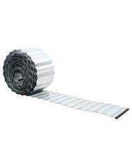vidaxl Bordures de pelouse 25 cm x 10 m en acier galvanisé ondulé flexible | Mobilier & Déco