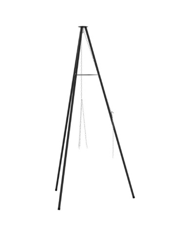 Trépied de cuisson au feu de camp 150 cm Hauteur Acier | Mobilier & Déco