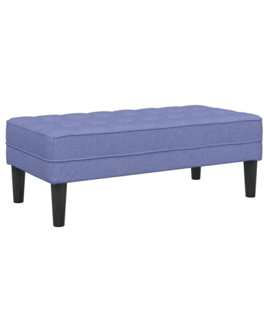 Banc en Jean Bleu 113x57x39 cm Tissu | Mobilier & Déco