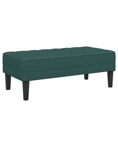 Banc  Vert Foncé 113x57x39 cm Tissu | Mobilier & Déco