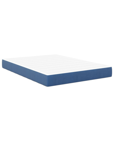 Matelas ressorts ensachés Bleu Moyen 140x190x20 cm Tissu | Mobilier & Déco