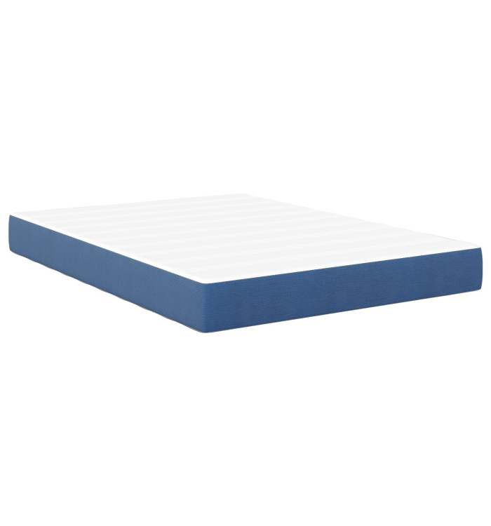 Matelas ressorts ensachés Bleu Moyen 140x190x20 cm Tissu | Mobilier & Déco