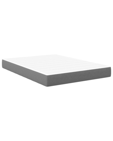 Matelas à ressorts ensachés Gris clair Moyen 160x200x20 cm Tissu | Mobilier & Déco