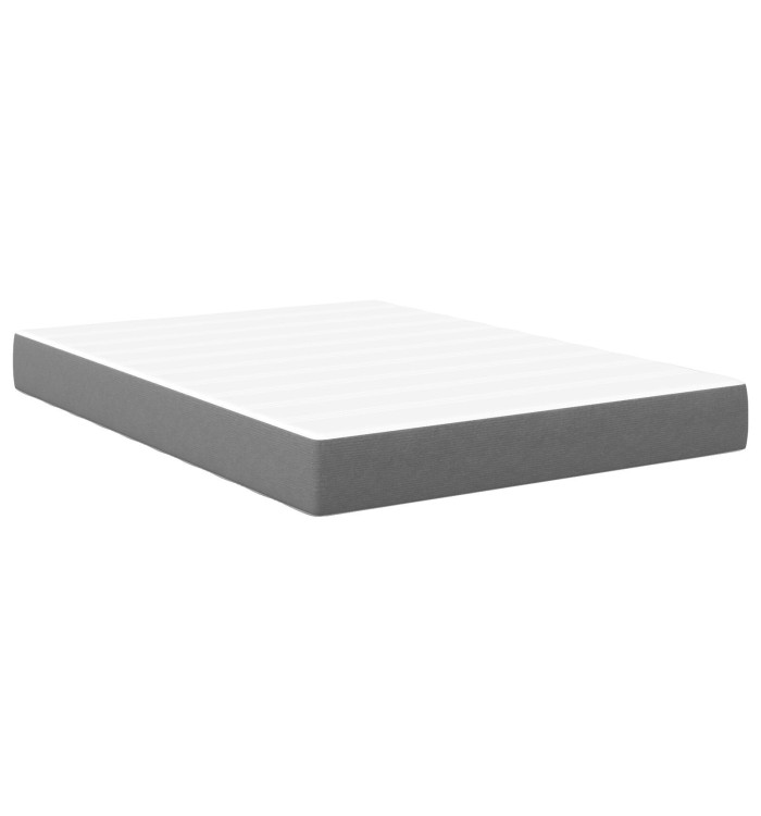 Matelas à ressorts ensachés Gris clair Moyen 160x200x20 cm Tissu | Mobilier & Déco
