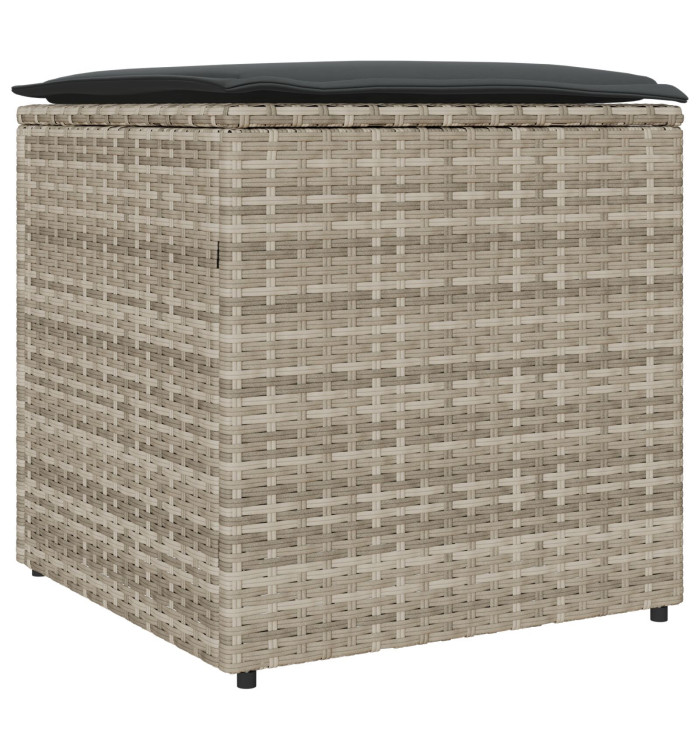 Boîte de rangement extérieure Gris clair et gris foncé | Mobilier & Déco