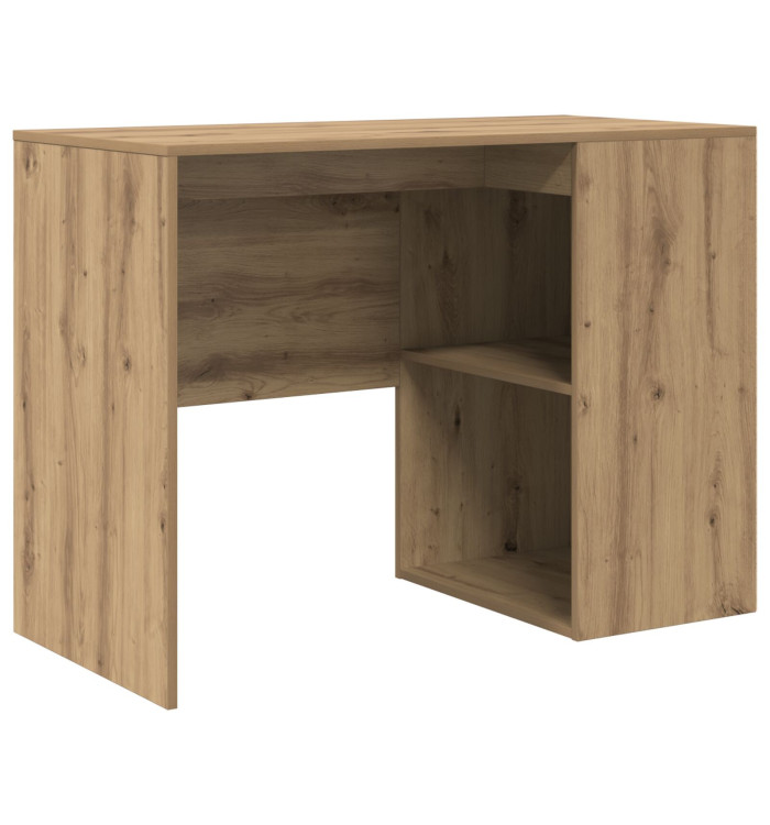 Bureau d'écriture Chêne artisanal Panneau de particules Moyenne | Mobilier & Déco