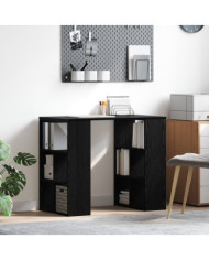 Bureau d'écriture Chêne noir Panneau de particules Taille standard | Mobilier & Déco