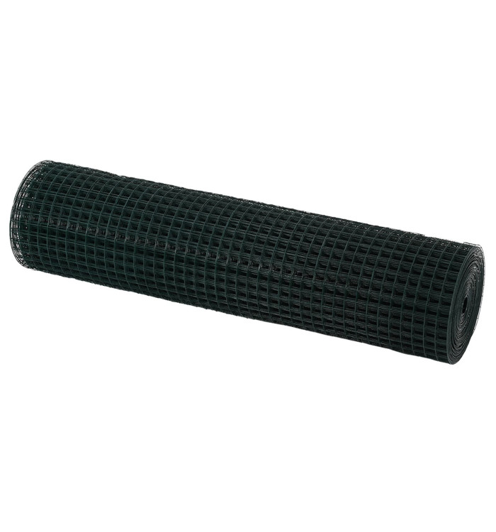 Clôture en fil soudé Verte 0.6x50 m Acier | Mobilier & Déco