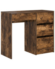 Bureau d'écriture marron Chêne fumé Bois d'ingénierie Moyen | Mobilier & Déco