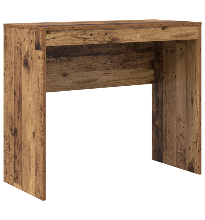 Bureau d'écriture Vieux bois Bois d'ingénierie 90 x 40 x 76 cm | Mobilier & Déco