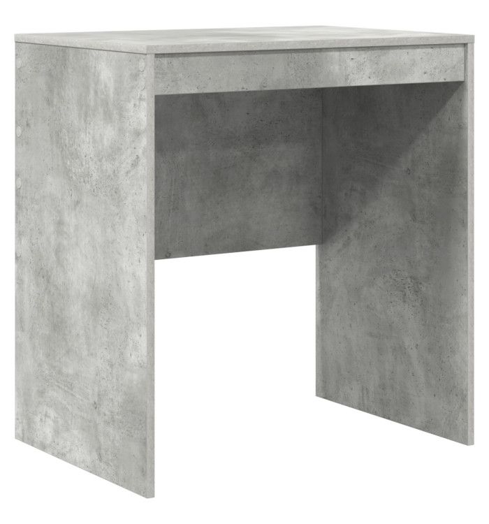 Bureau d'écriture Gris béton MDF effet béton 70 x 50 x 76 cm | Mobilier & Déco
