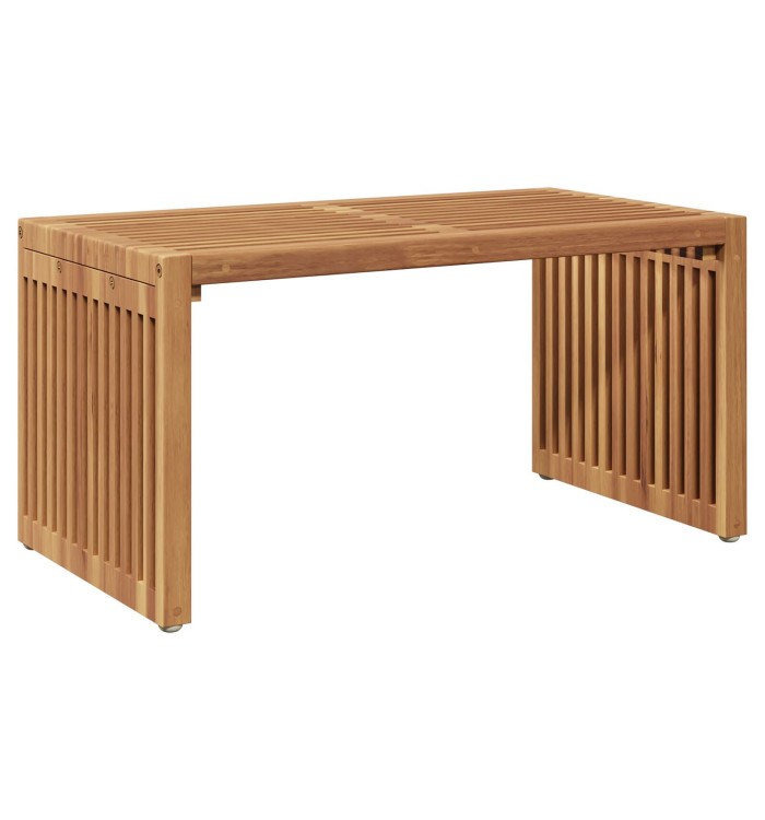 Table d'appoint de jardin 70x37.5x35.5 cm Bois massif Teck | Mobilier & Déco