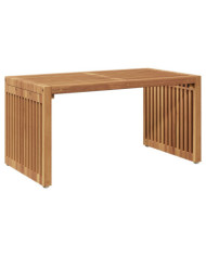 Table d'appoint de jardin 70x37.5x35.5 cm Bois massif Teck | Mobilier & Déco