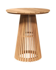 Table de jardin Ø70x75 cm Bois massif Teck | Mobilier & Déco