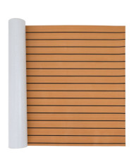 Revêtement de bateau autocollant Marron et Noir 240x90 cm Mousse EVA | Mobilier & Déco