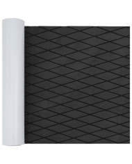 Revêtement de Bateau Autocollant Noir et Gris 190x70 cm Mousse EVA | Mobilier & Déco