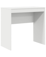 Bureau d'écriture Blanc MDF 80 x 40 x 76 cm Style simple | Mobilier & Déco