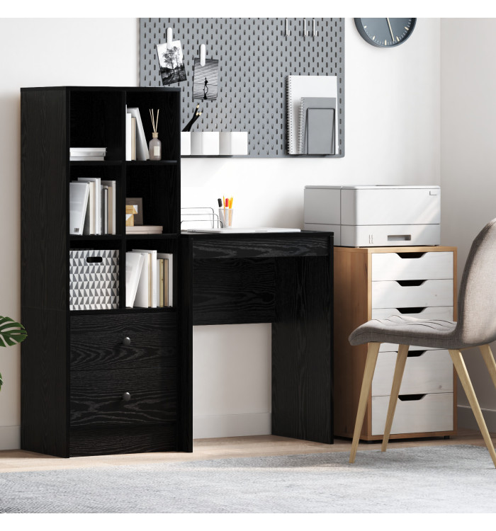 Bureau d'écriture Chêne noir Bois d'ingénierie 60 x 40 x 76 cm | Mobilier & Déco