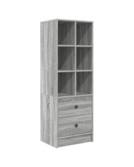Unité de Rangement Grise Sonoma Gris Panneau de particules Moyenne | Mobilier & Déco