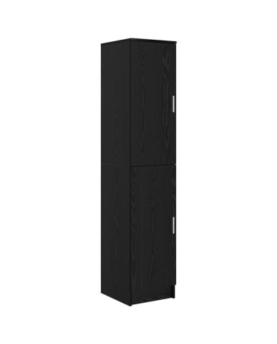Buffet Chêne noir Bois d'ingénierie Moyen Buffet Rectangulaire | Mobilier & Déco
