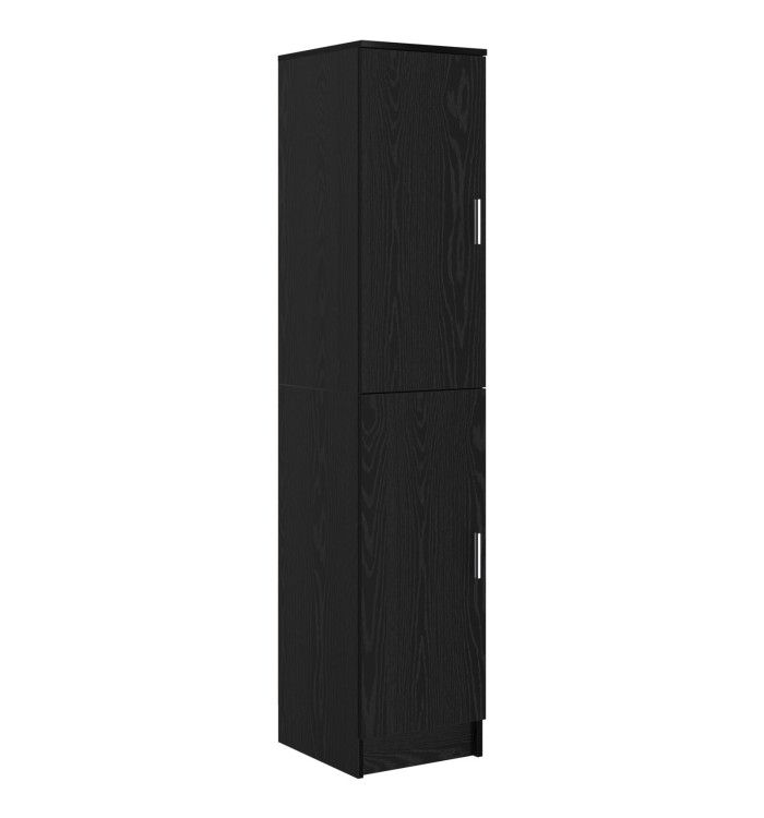 Buffet Chêne noir Bois d'ingénierie Moyen Buffet Rectangulaire | Mobilier & Déco