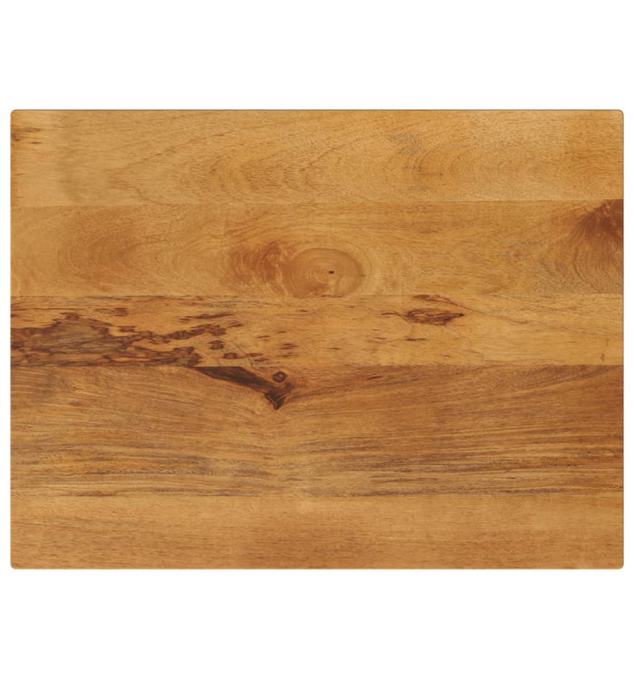 Dessus de table 70x60x3,8 cm rectangulaire bois massif manguier | Mobilier & Déco